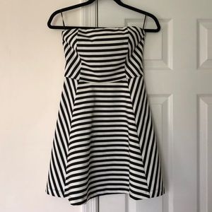 Strapless Mini Skater Dress